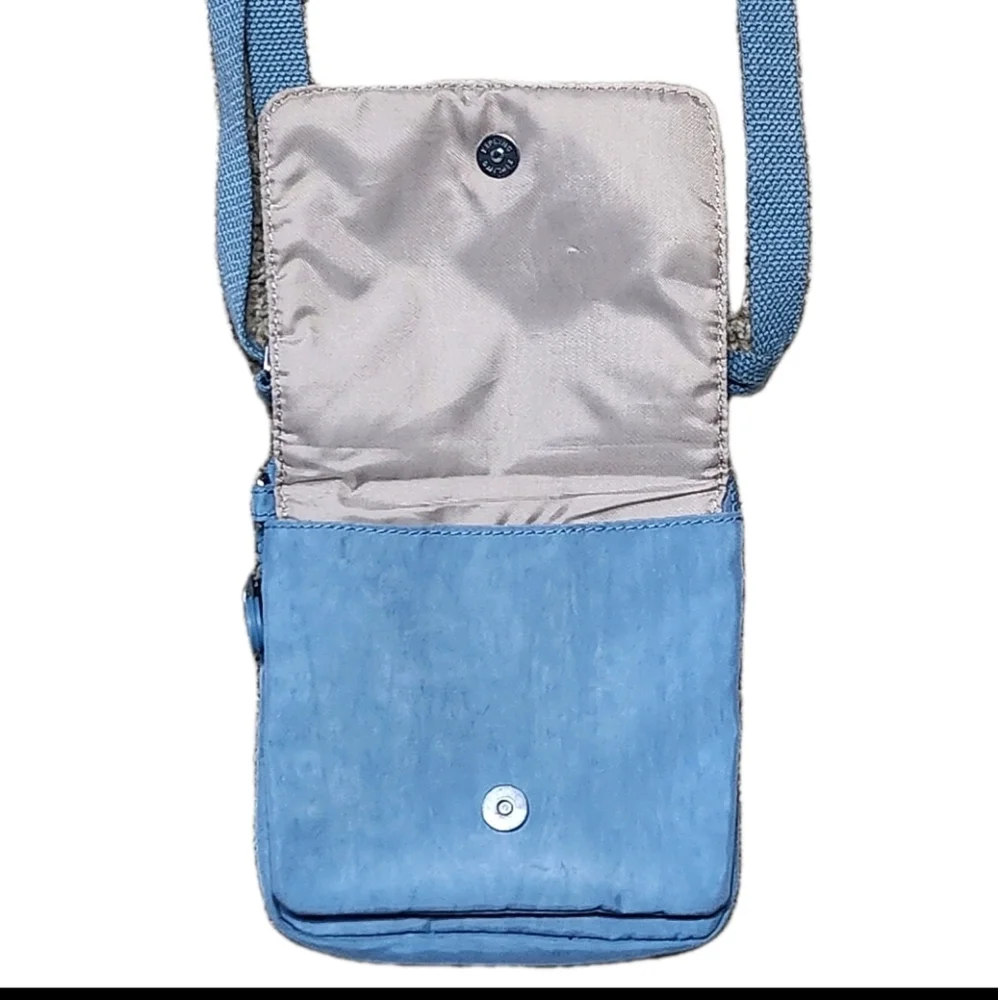 Kipling New Eldorado Crossbody Bag Color Silky Blue